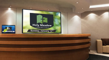 Holy Meadow Community Church lobby