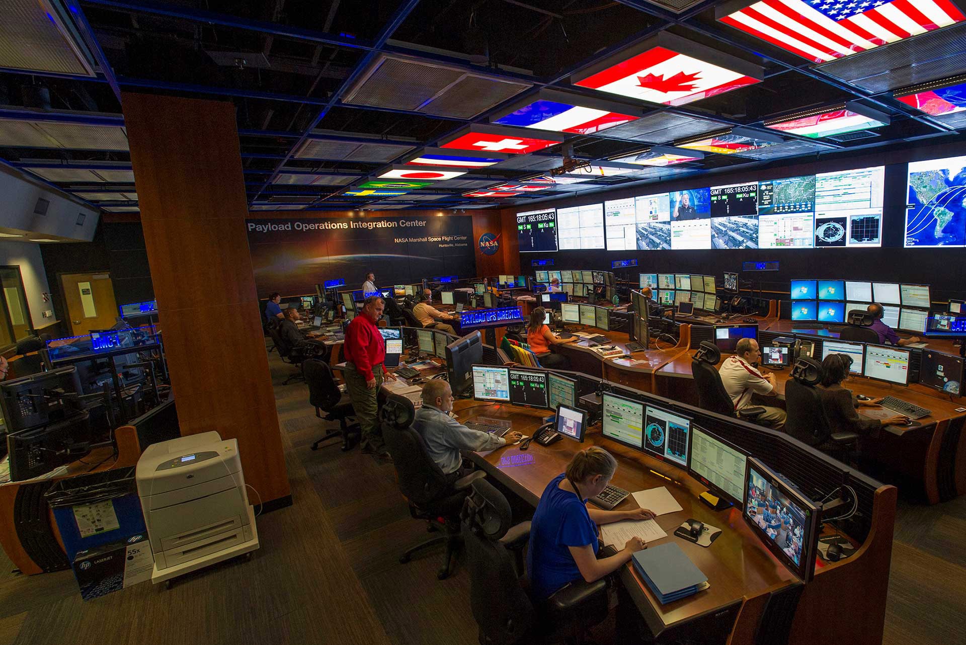 NASA Payload Operations Integration Center, Huntsville, AL